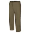 Thumbnail Light khaki chino pants angled front view.