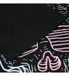 Thumbnail Close-up of sleeve hem over the skull front print.