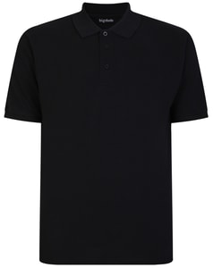 Bigdude Plain Polo Shirt - Black