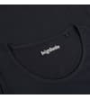 Thumbnail Close-up of navy tank top crew neck with logo.