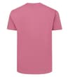 Thumbnail Mauve plain crew neck T-shirt, back view.