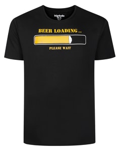Bigdude Beer Loading T-Shirt Black