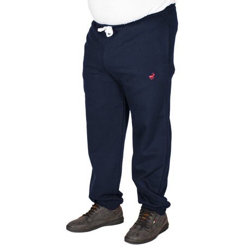 Bigdude navy sweatpants shown from an angled front view.