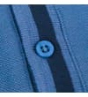 Thumbnail Close-up of striped placket with blue button detail.