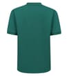 Thumbnail Back view of teal short sleeve polo shirt.