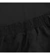 Thumbnail Close-up of black trousers waistband with front belt loop.