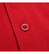 Thumbnail Close-up of red button and pique fabric texture.