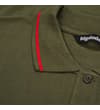 Thumbnail Close-up of collar with red contrast tipping.