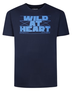 Bigdude Wild At Heart T-Shirt Navy