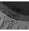 Thumbnail Close-up of drawstring waists on the three shorts.