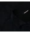 Thumbnail Close-up of the black polo collar and V-neck opening.