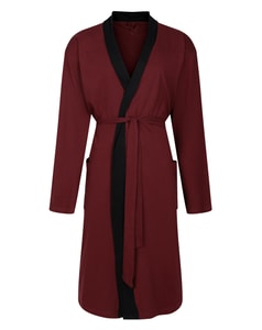 Bigdude Breathable Light Weight Bath Robe Burgundy