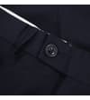 Thumbnail Close-up of navy waistband with button and belt loop.