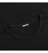 Thumbnail Black ribbed crew neck close-up.
