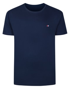 Bigdude Embroidered Logo T-Shirt Navy