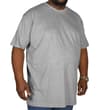 Thumbnail Grey marl tall T-shirt on model, alternate front view.