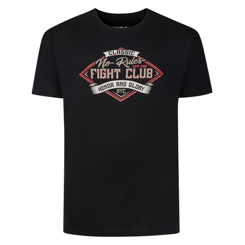 Bigdude Fight Club T-Shirt TALL Black