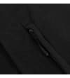 Thumbnail Close-up of zipped side pocket on black fleece.