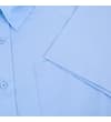 Thumbnail Close-up of light blue shirt sleeve and chest pocket.