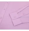Thumbnail Close-up of the violet shirt cuff and sleeve placket.