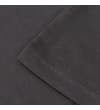 Thumbnail Close-up of the hem stitching on charcoal sweatpants.