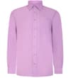 Thumbnail Violet tall poplin shirt, front product view.