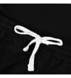 Thumbnail Black shorts with white drawstring waistband detail.
