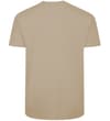 Thumbnail Sand plain T-shirt, back view.