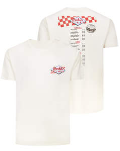 Bigdude Rockin Diner Back Print T-Shirt Cream