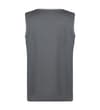 Thumbnail Back view of charcoal sleeveless basketball shirt.