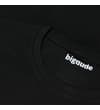 Thumbnail Close-up of the black crew neck and inner logo.
