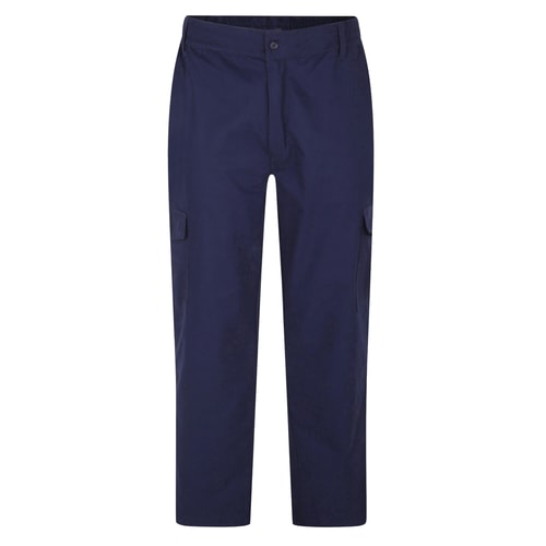 Bigdude Elasticated Waist Cargo Pants Navy