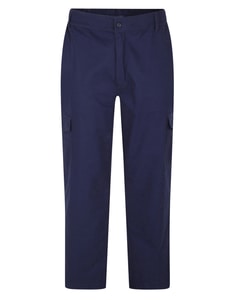 Bigdude Elasticated Waist Cargo Pants Navy