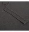 Thumbnail Close-up of the short sleeve cuff on the charcoal polo shirt.