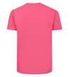 Thumbnail Pink plain T-shirt shown from the back.