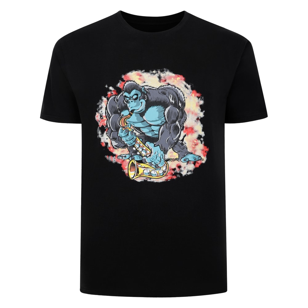 Xlarge Graffiti Gorilla Fit Tee (White)