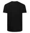 Thumbnail Black short sleeve pyjama T-shirt, back view.