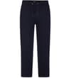 Thumbnail Navy sweatpants, alternate flat front view.