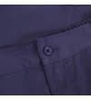 Thumbnail Close-up of navy shorts waistband with button fastening.