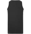Thumbnail Charcoal plain tank top back view.