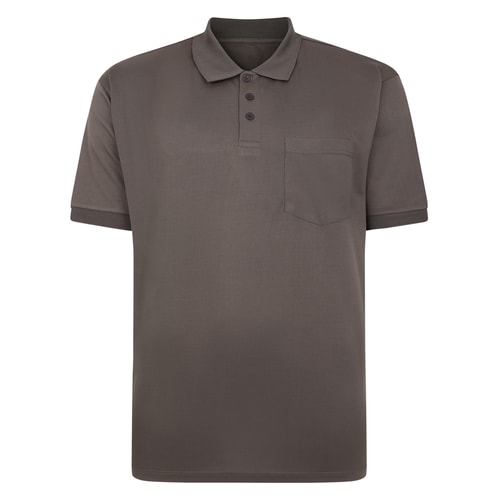 Bigdude Active Polo Shirt Charcoal