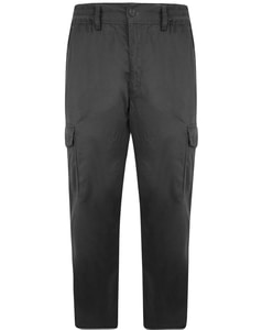 Bigdude Elasticated Waist Cargo Pants Charcoal