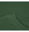 Thumbnail Green crew neck collar close-up.