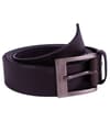 Thumbnail Coiled black leather belt shown from an alternate angle.