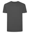 Thumbnail Charcoal plain crew neck T-shirt, front view.
