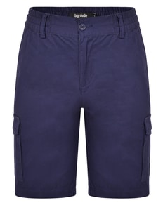 Bigdude Elasticated Waist Cargo Shorts Navy