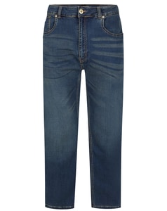 Bigdude Stretch Jeans With Whiskers Vintage Wash