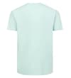 Thumbnail Mint green plain crew neck T-shirt, back view.