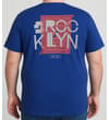 Thumbnail Back view on model showing large Brooklyn print.