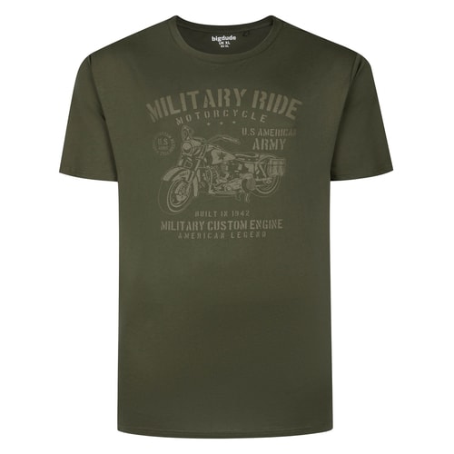 Bigdude Military Ride T-Shirt Olive